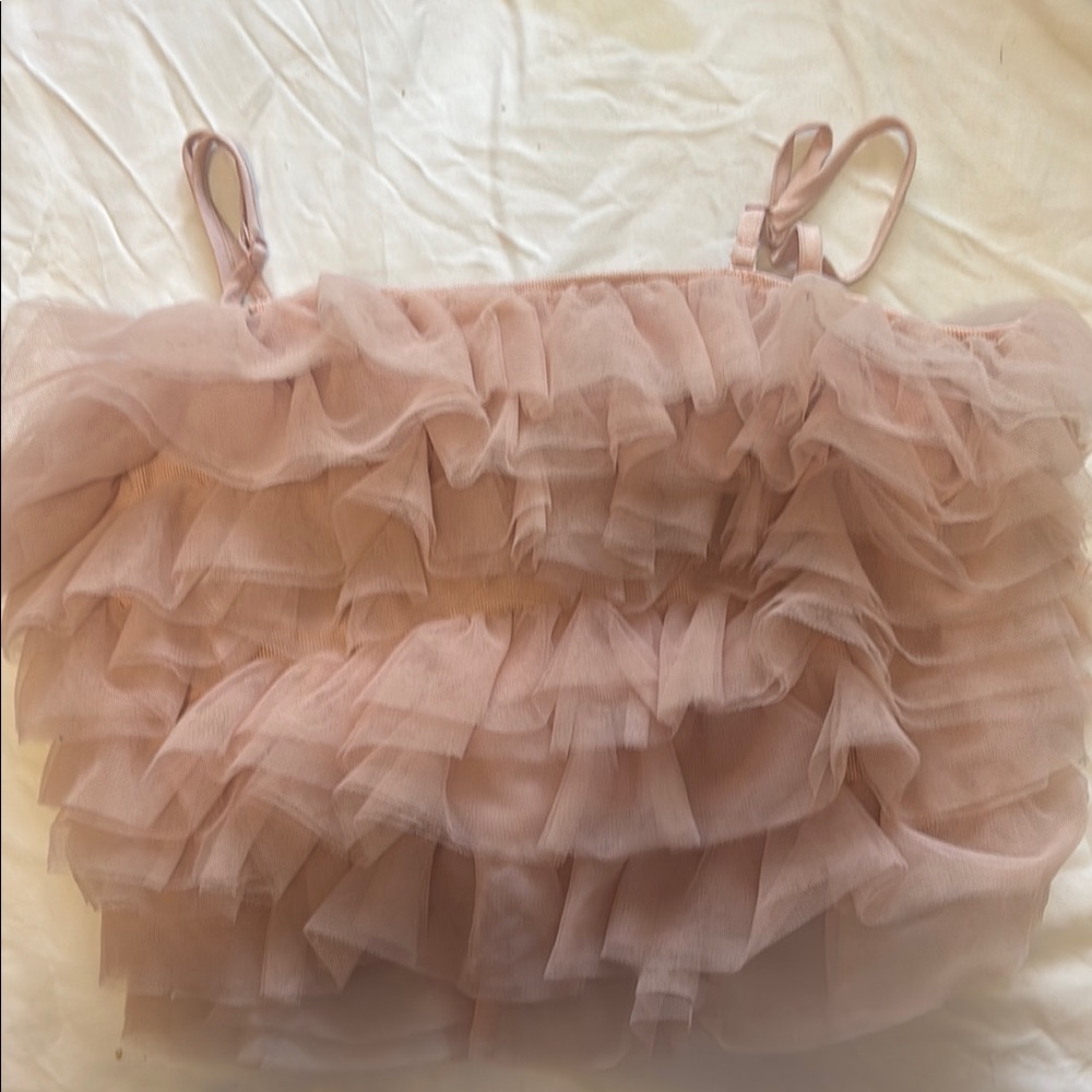 a new day Pink Ruffle Top